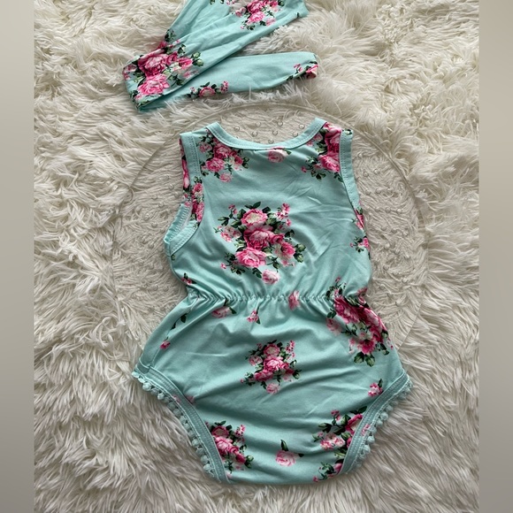 Baby Romper and Headband - Picture 3 of 3